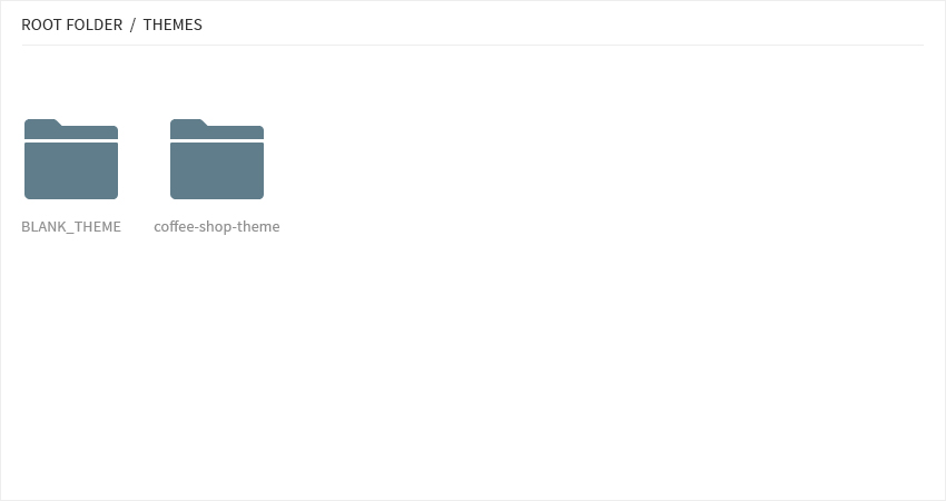 CSS theme folder
