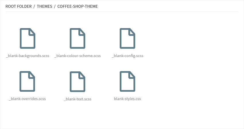 sCSS theme files